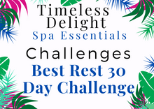 Load image into Gallery viewer, Timeless Delight Best Rest 30 Day Challenge Workbook | Timeless Delight Digital Library
